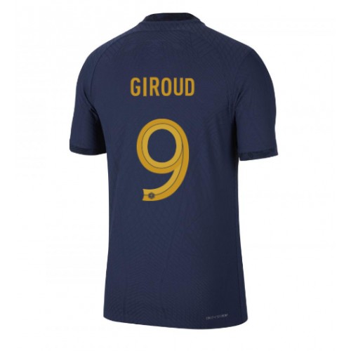 Frankrig Olivier Giroud #9 Replika Hjemmebanetrøje VM 2022 Kortærmet